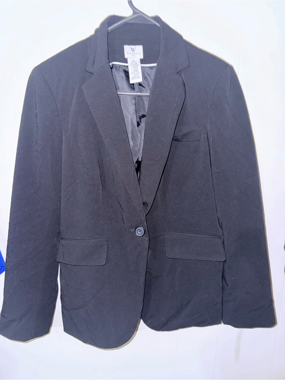Worthington Black Single-Button Women's Blazer